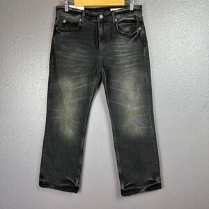 Zara Womens 4 The Low Rise Straight Jeans in Antique Black NEW NWT